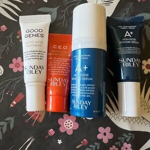 Sunday Riley Skincare Travel Size Set Good Genes, CEO & A+
